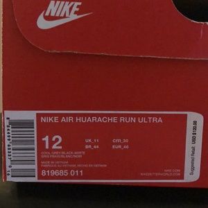 Nike Air Huarache Run Ultra Cool Grey